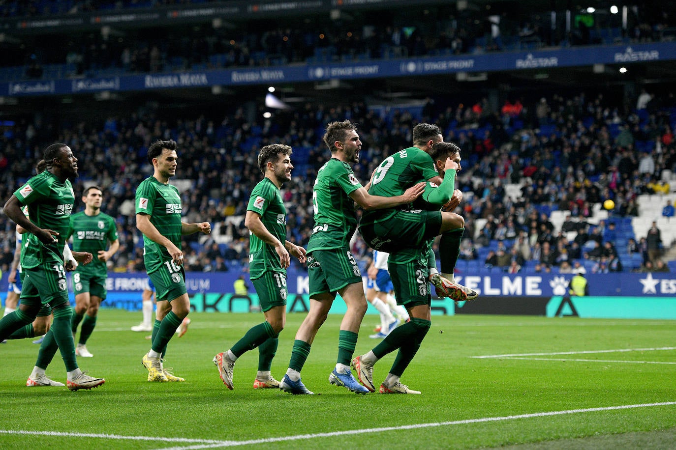 El empate entre el RCD Espanyol y el Burgos CF, en imágenes