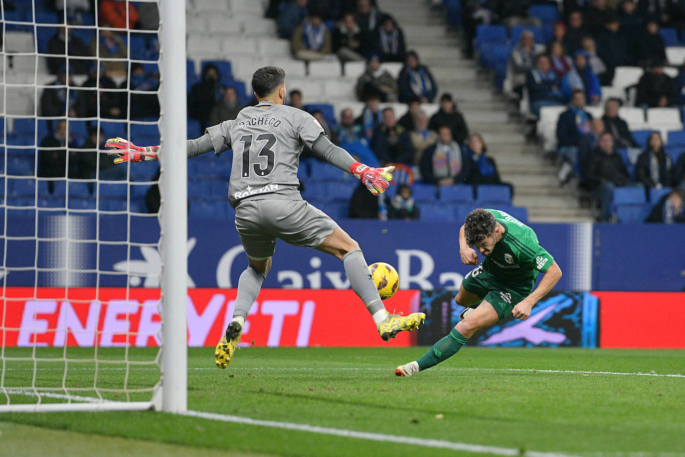 El empate entre el RCD Espanyol y el Burgos CF, en imágenes