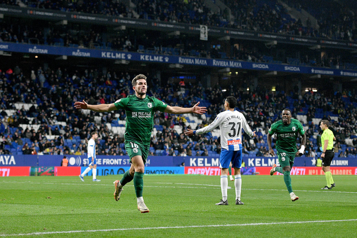 El empate entre el RCD Espanyol y el Burgos CF, en imágenes