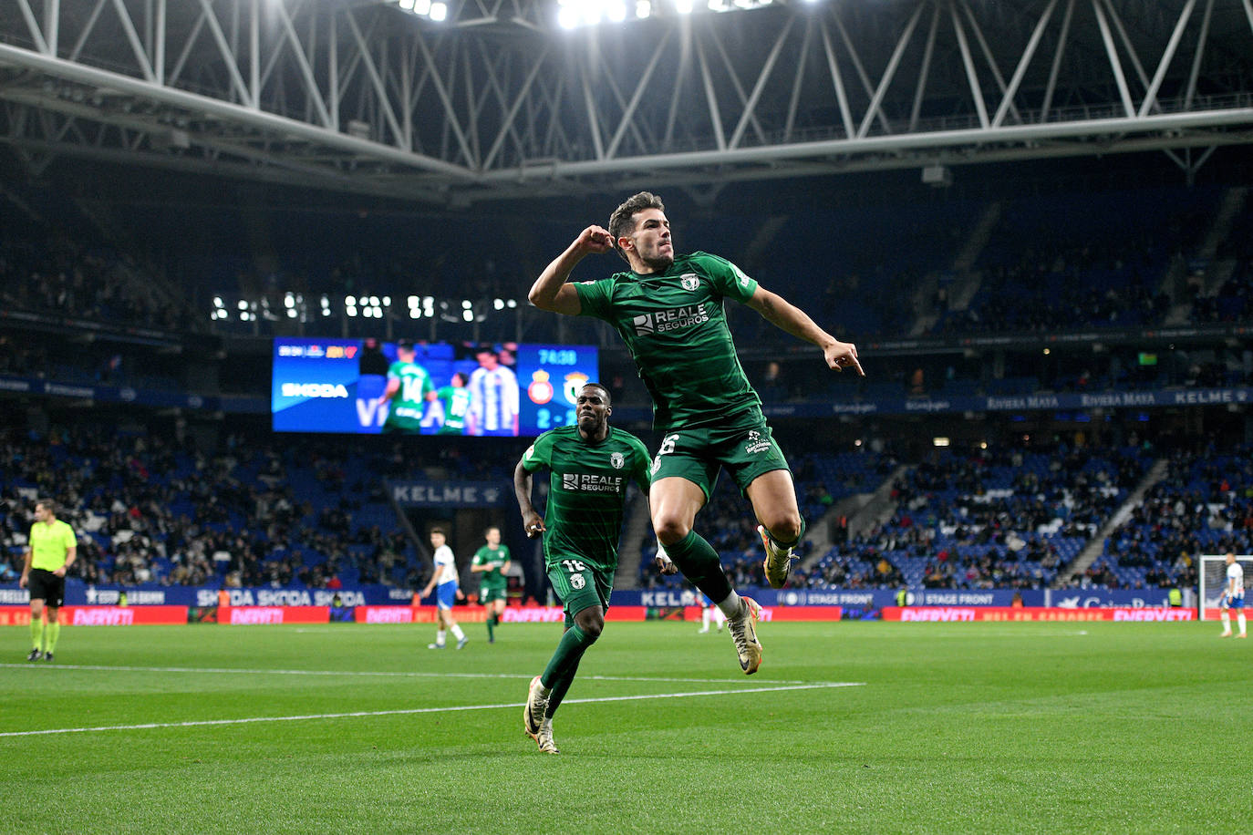 El empate entre el RCD Espanyol y el Burgos CF, en imágenes