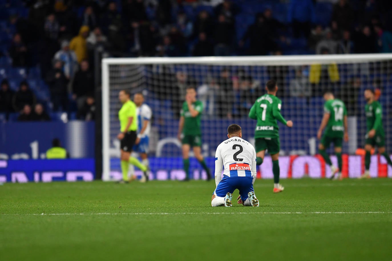 El empate entre el RCD Espanyol y el Burgos CF, en imágenes