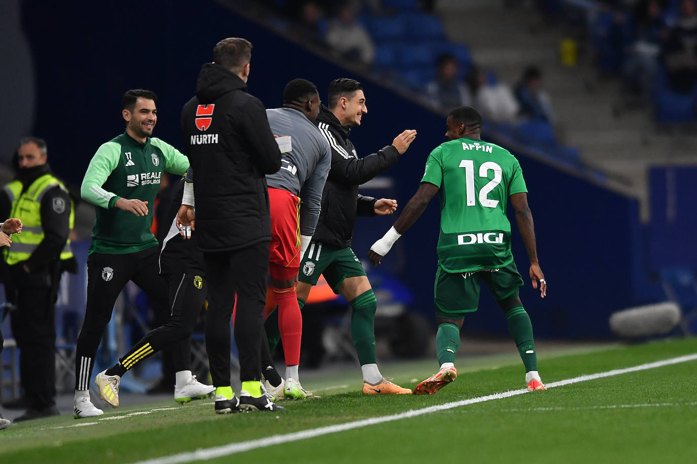 El empate entre el RCD Espanyol y el Burgos CF, en imágenes