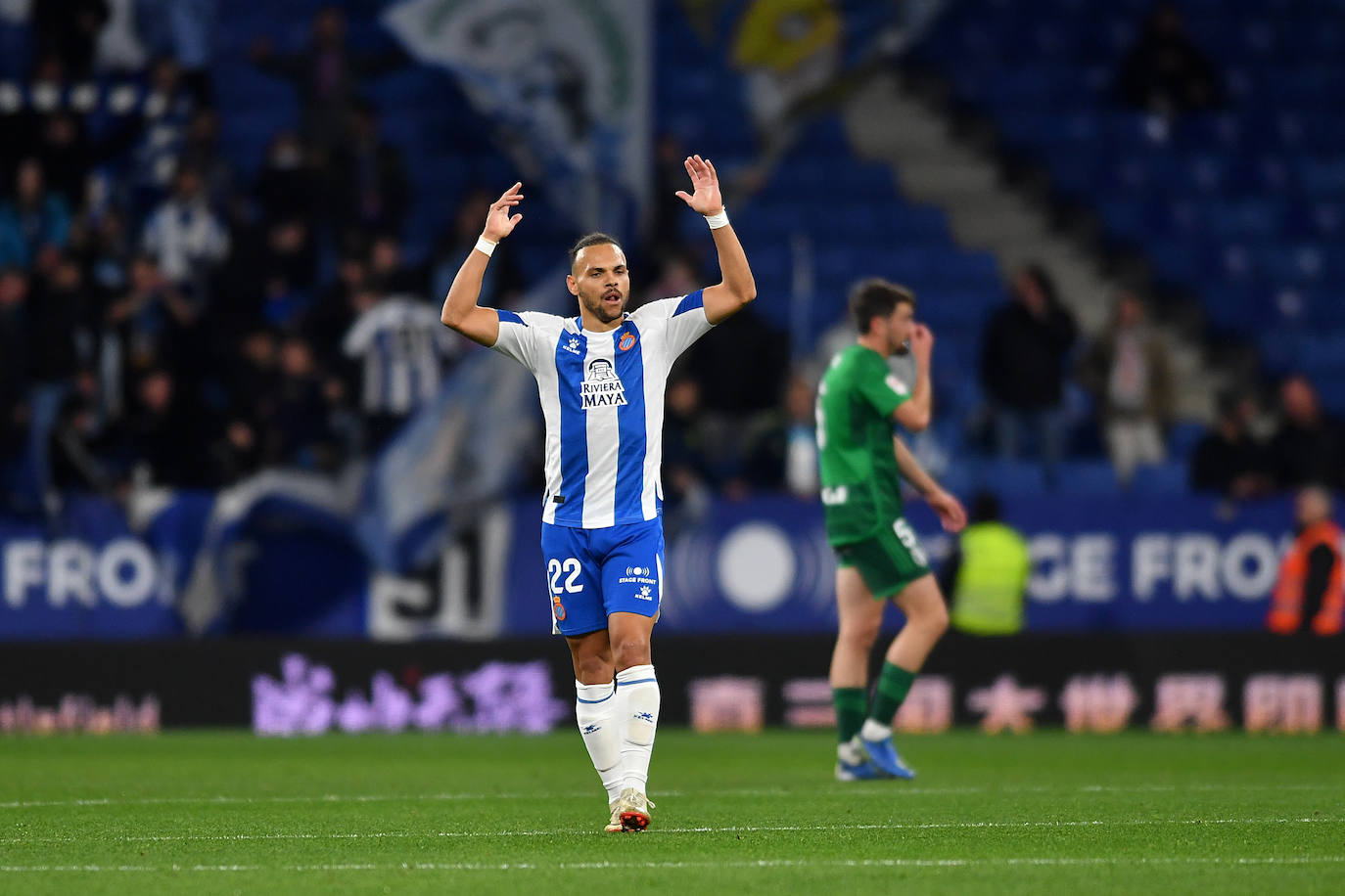 El empate entre el RCD Espanyol y el Burgos CF, en imágenes