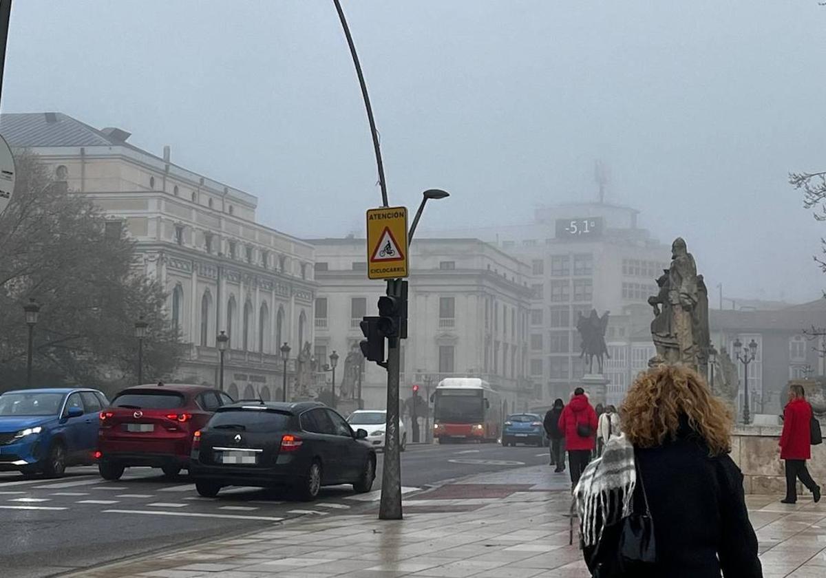 Burgos helado, en imágenes