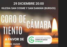Concierto de villancicos en Burgos a beneficio de la AECC
