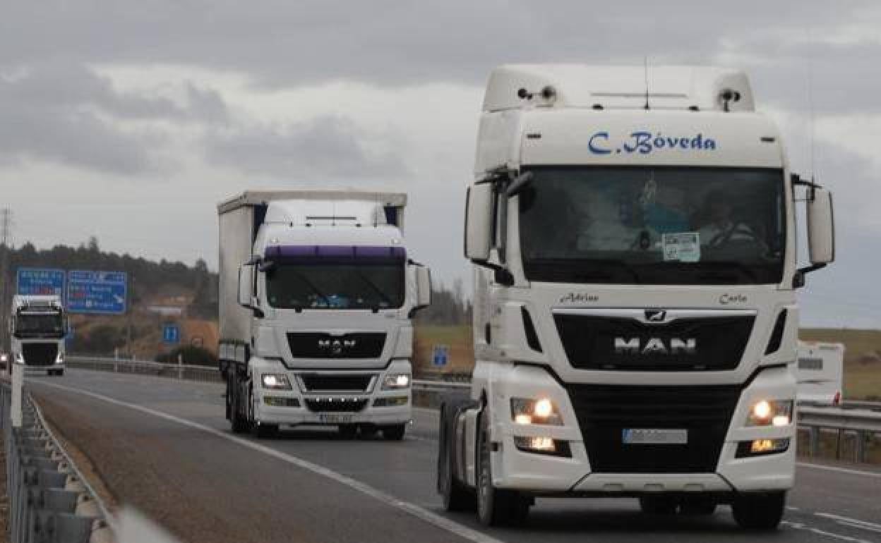 Burgos acoge una gran afluencia de camiones debido a su ubicación como nudo para la entrada y salida de mercancias de la península y África hacia el resto de Europa