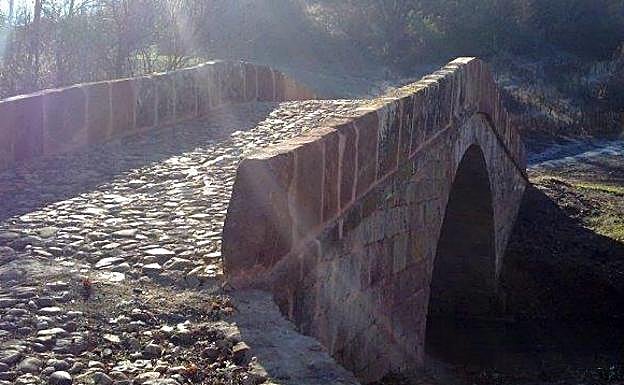 Puente de San Andrés en San Millán de Juarros. 