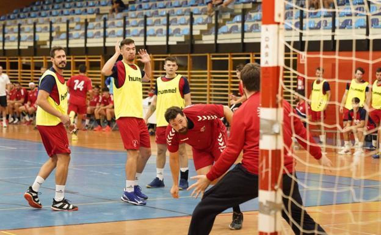 Entrenamiento del UBU San Pablo Burgos. 