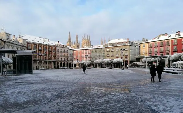 El hielo se convierte en protagonista en Burgos.