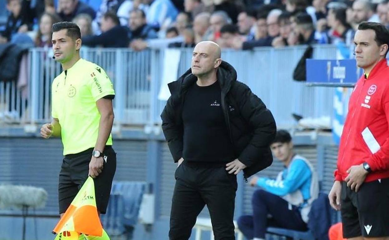 Julián Calero, técnico del Burgos CF. 