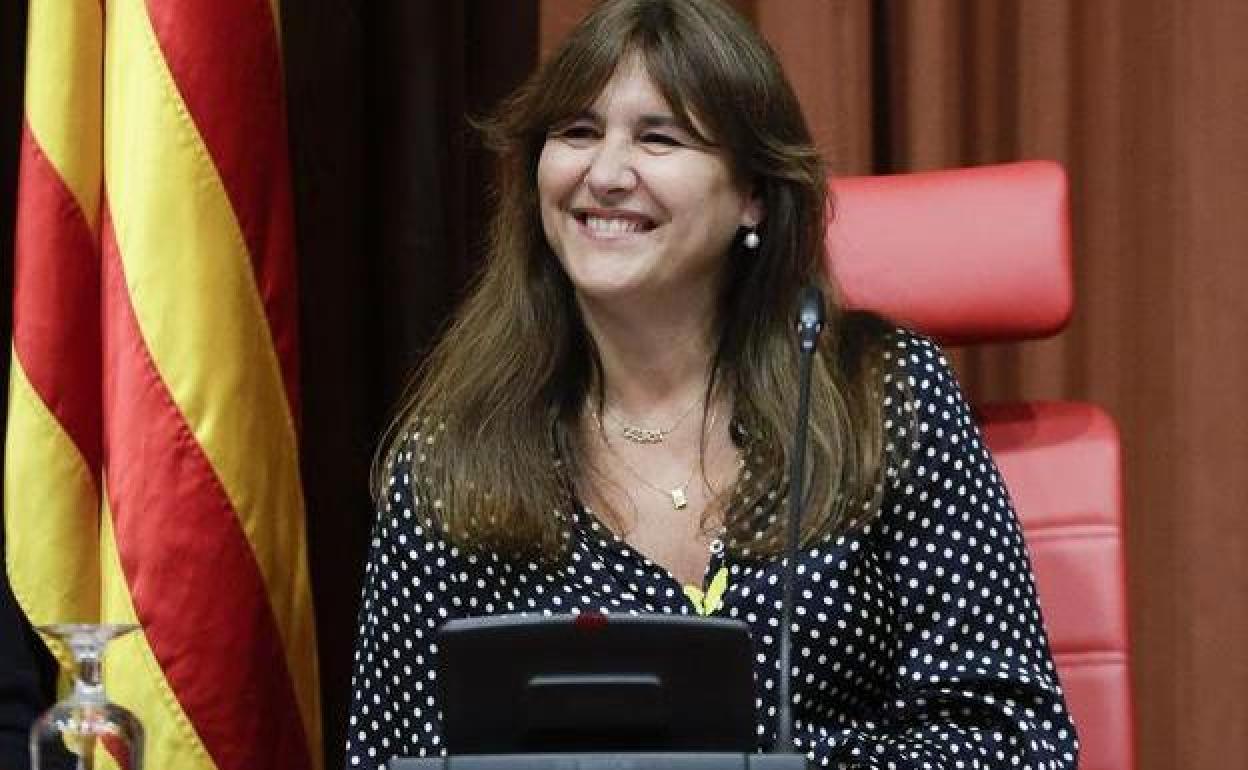 La presidenta de Junts, Laura Borràs.