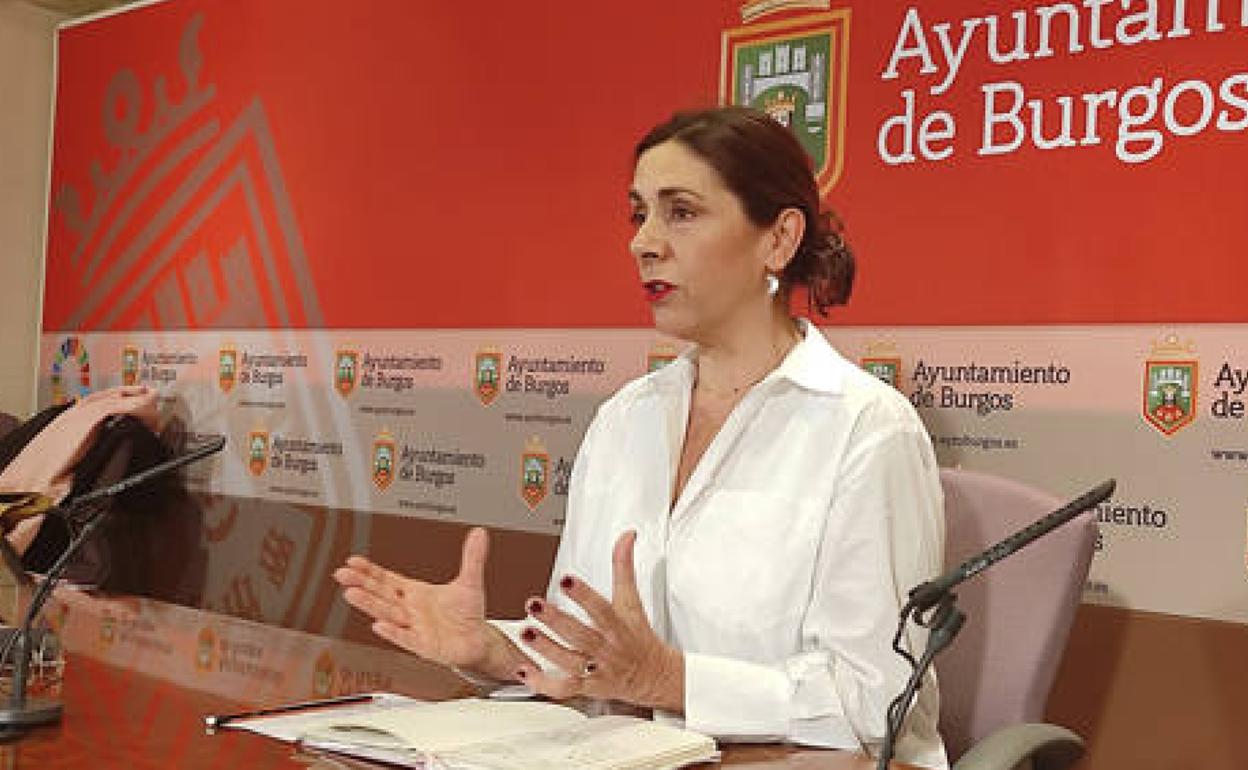 Marga Arroyo, portavoz de Podemos. 