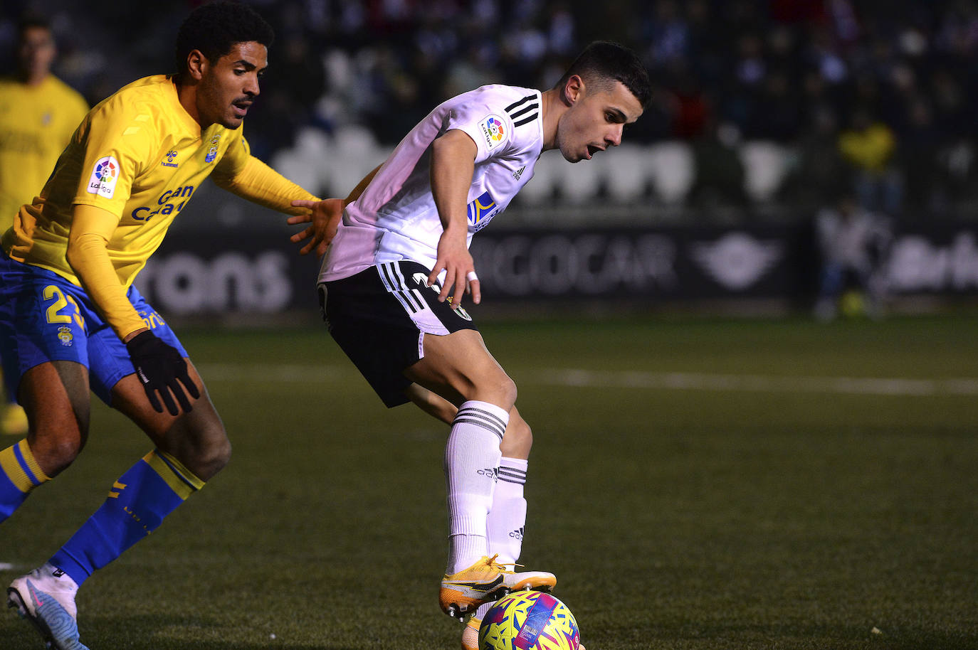 Imágenes del empate entre el Burgos CF y la UD Las Palmas este lunes en El Plantío