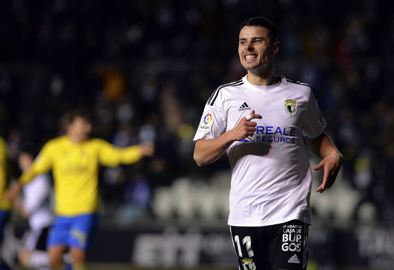 Imágenes del empate entre el Burgos CF y la UD Las Palmas este lunes en El Plantío