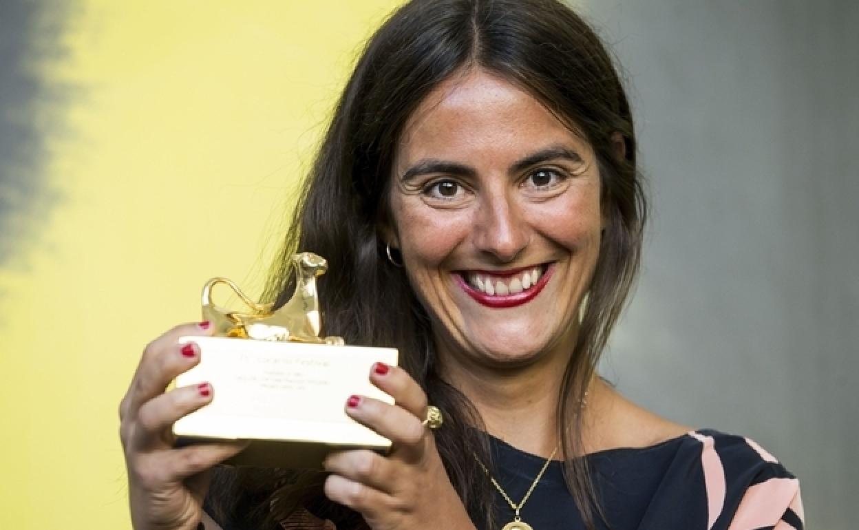 Elena López en el festival de Locarno en 2018