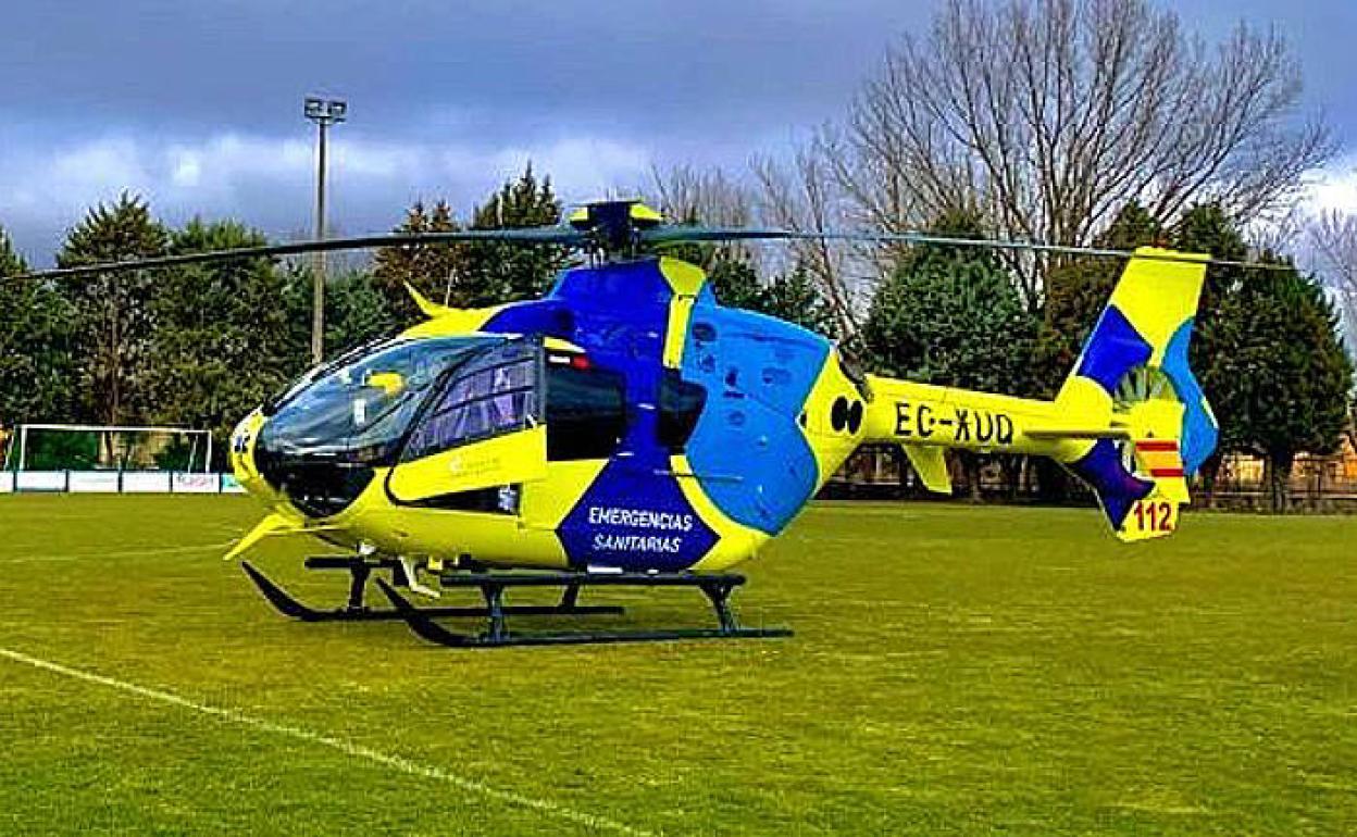 Helicóptero medicalizado de Emergencias Sanitarias