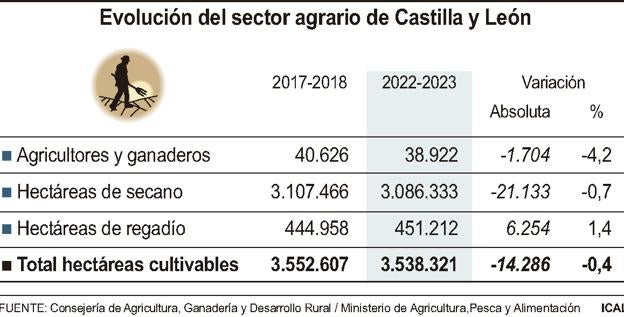 Evolución del sector agrario en Castilla y León. 