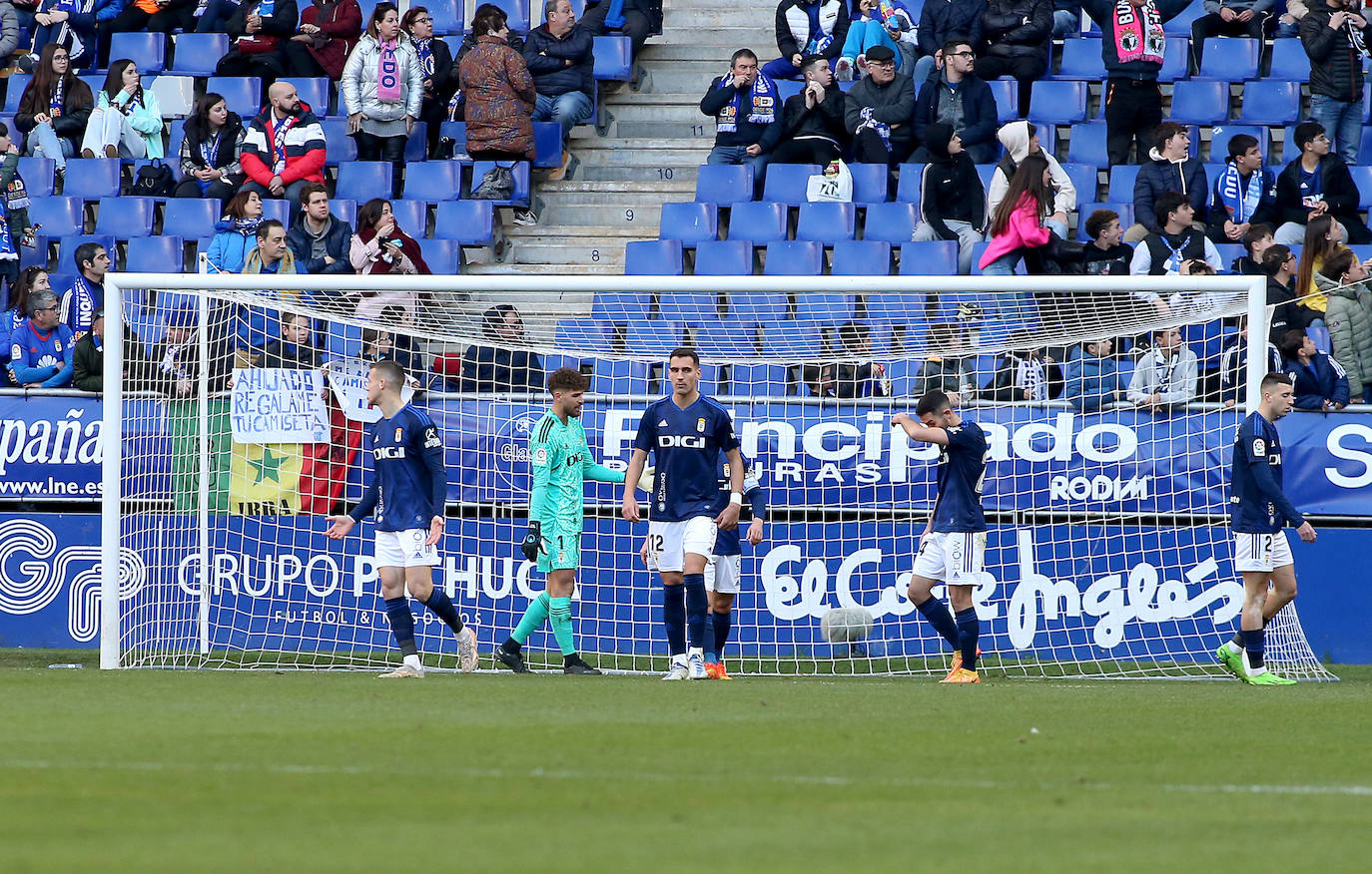 Imagenes de la victoria del Burgos CF ante el Real Oviedo este domingo en el Carlos Tartiere