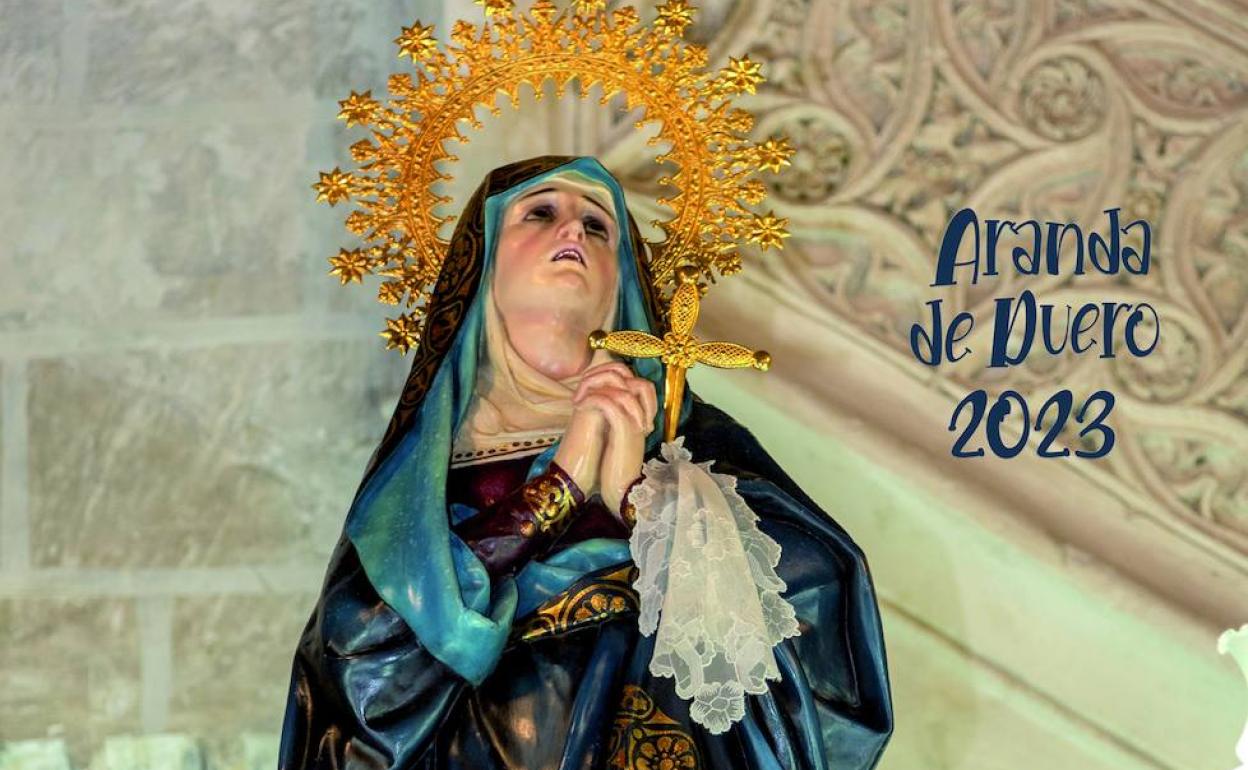 La Dolorosa, protagonista del cartel de la Semana Santa 2023 en Aranda de Duero