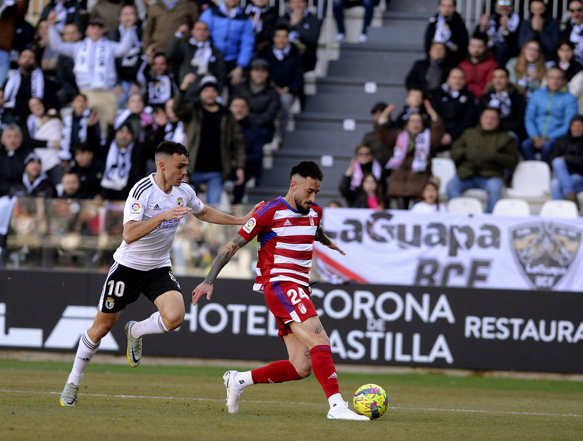 Imágenes de la derrota del Burgos CF ante el Granada CF este sábado en El Plantío