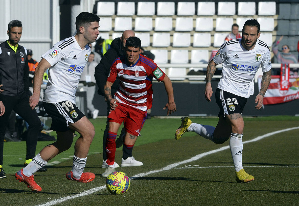 Imágenes de la derrota del Burgos CF ante el Granada CF este sábado en El Plantío