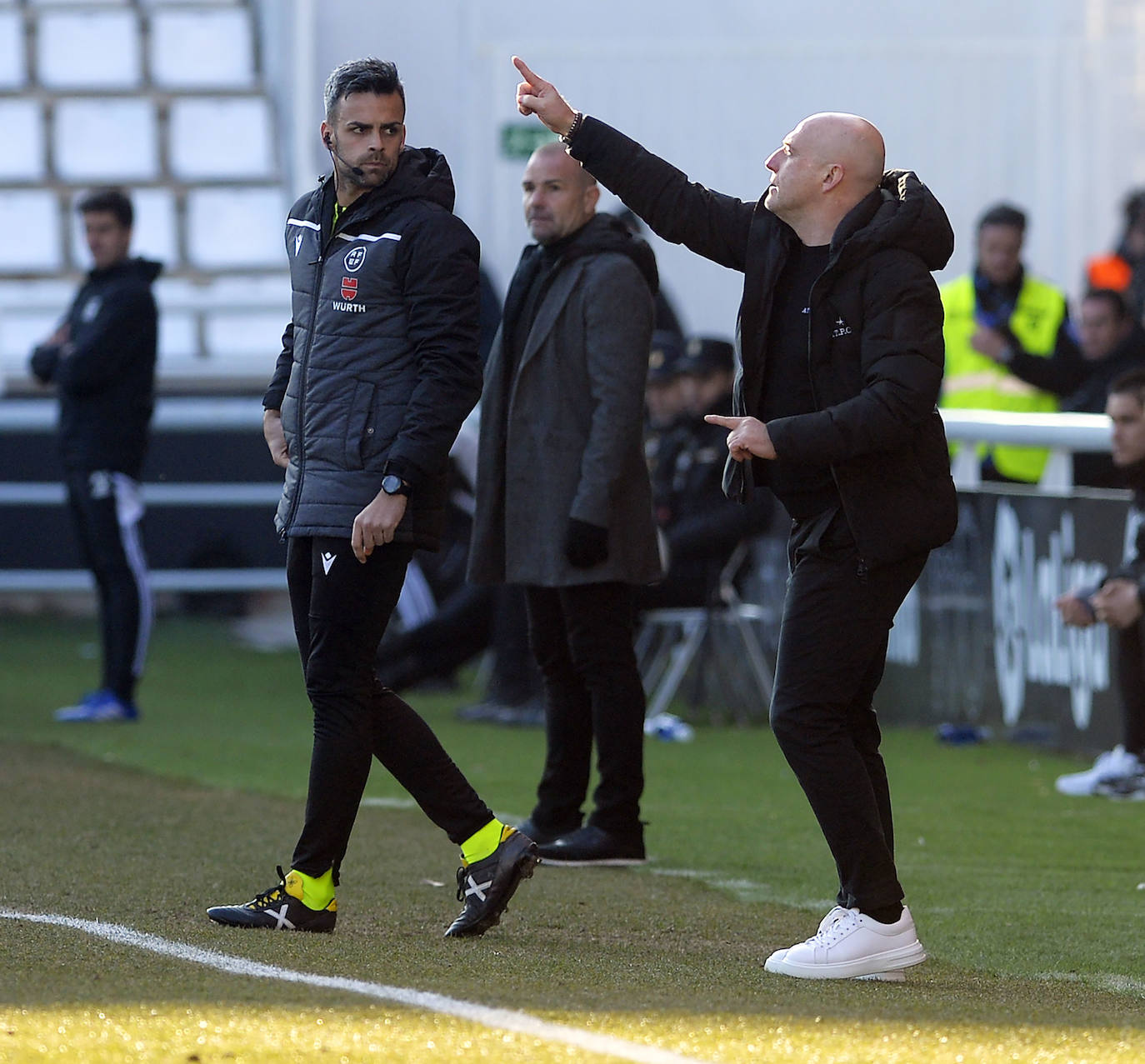 Imágenes de la derrota del Burgos CF ante el Granada CF este sábado en El Plantío