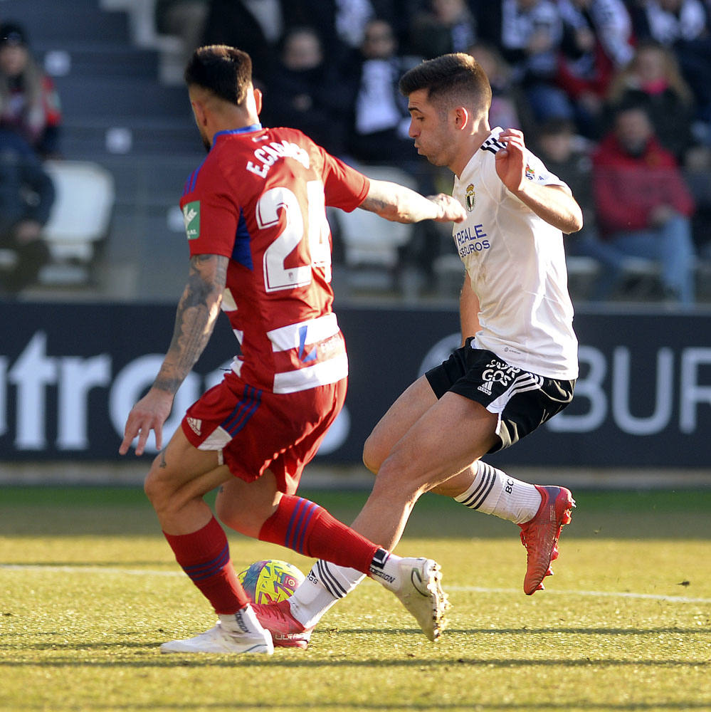 Imágenes de la derrota del Burgos CF ante el Granada CF este sábado en El Plantío