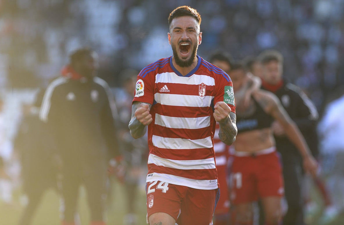 Imágenes de la derrota del Burgos CF ante el Granada CF este sábado en El Plantío