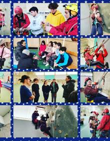 Imagen secundaria 2 - Los jóvenes de Espiciencia practicando la espeleología. 