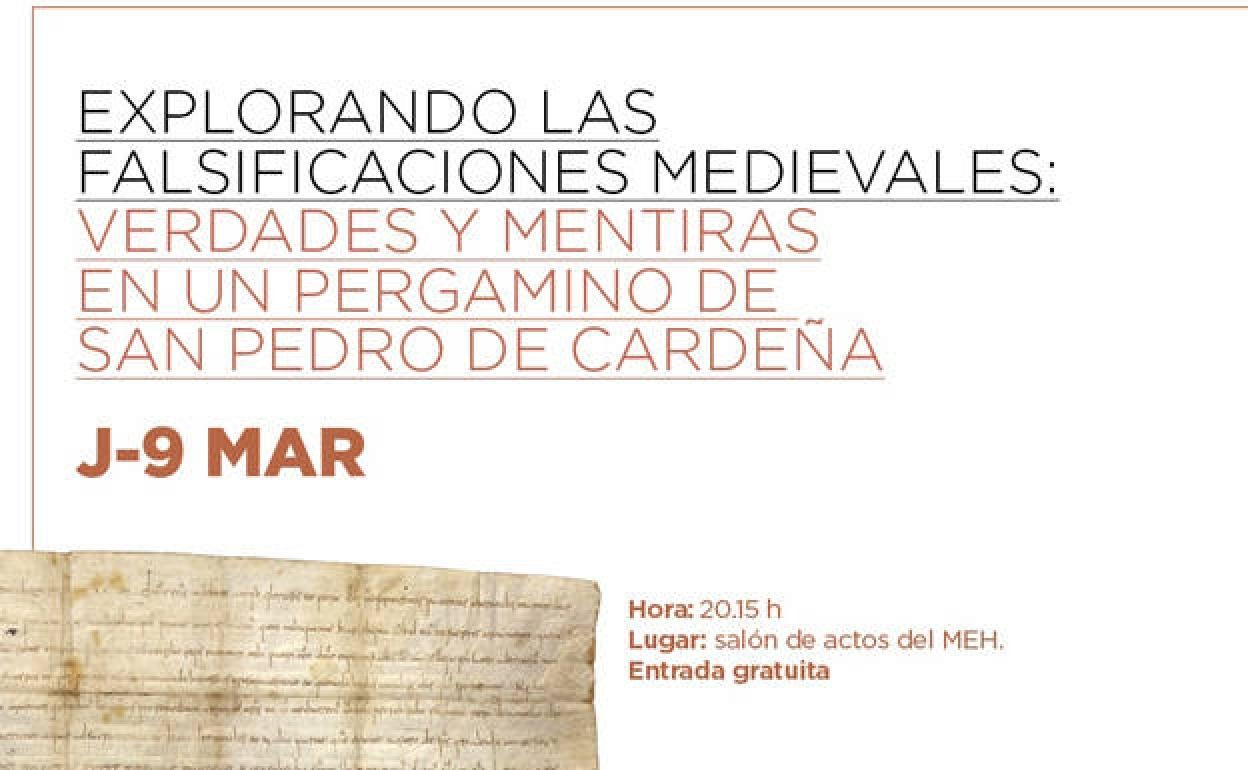 El MEH celebra este jueves un encuentro sobre las falsificaciones en la documentación medieval