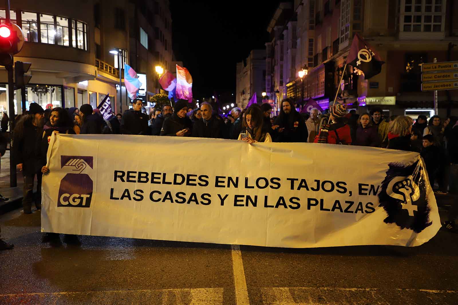 Fotos: El feminismo se echa a las calles de Burgos