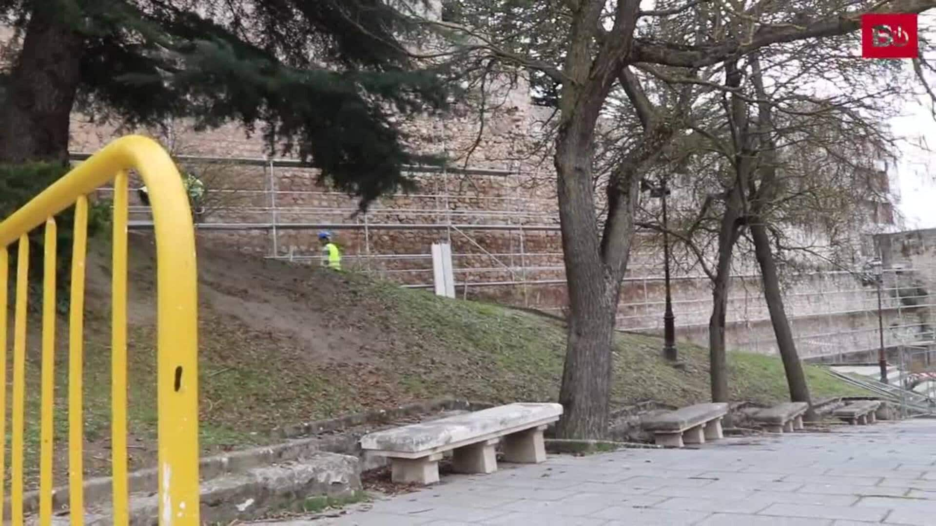 Arrancan Las Obras En La Muralla De Burgos BURGOSconecta