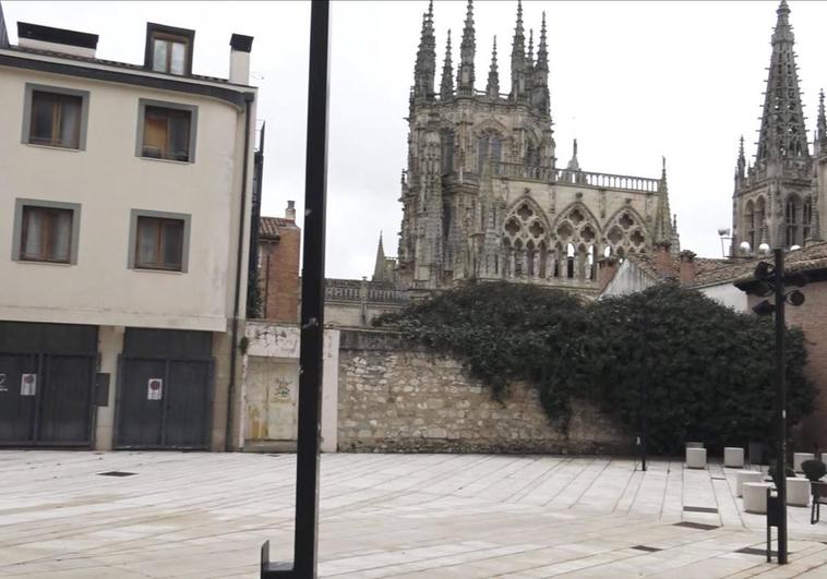 Calle Pozo Seco en el entorno de la Catedral.