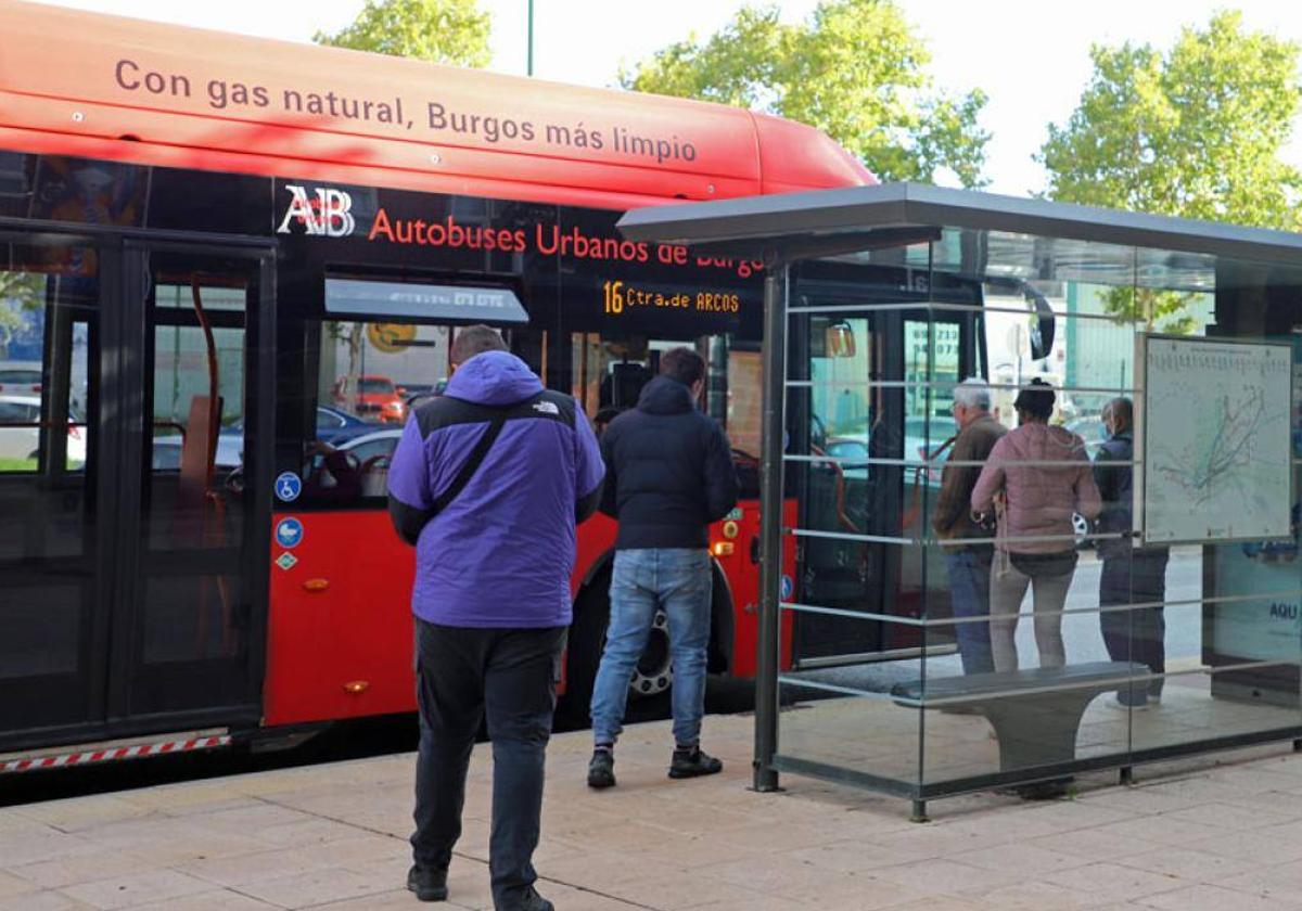 Autobús urbano de Burgos.