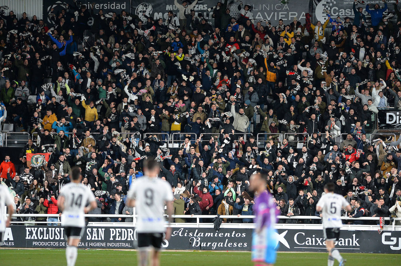 La victoria del Burgos CF en el derbi castellano, en imágenes