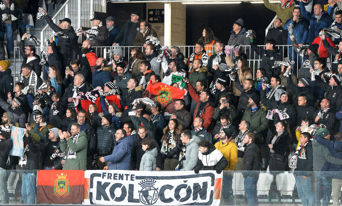 La victoria del Burgos CF en el derbi castellano, en imágenes