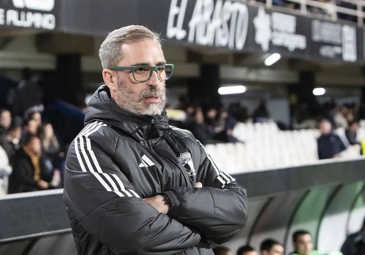 El entrenador del Burgos CF, Bolo, en una imagen de archivo.