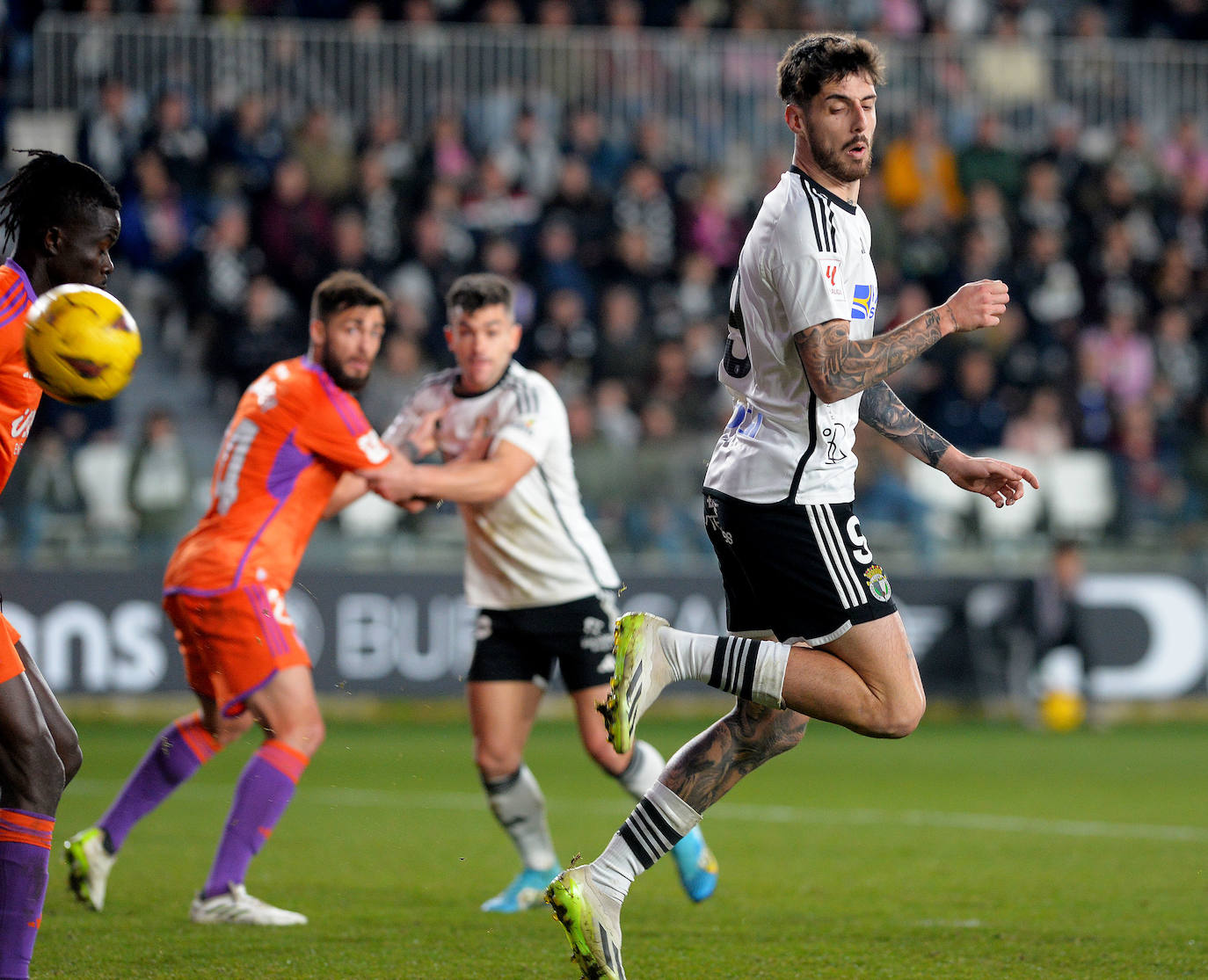 El partido Burgos CF-Albacete, en imágenes