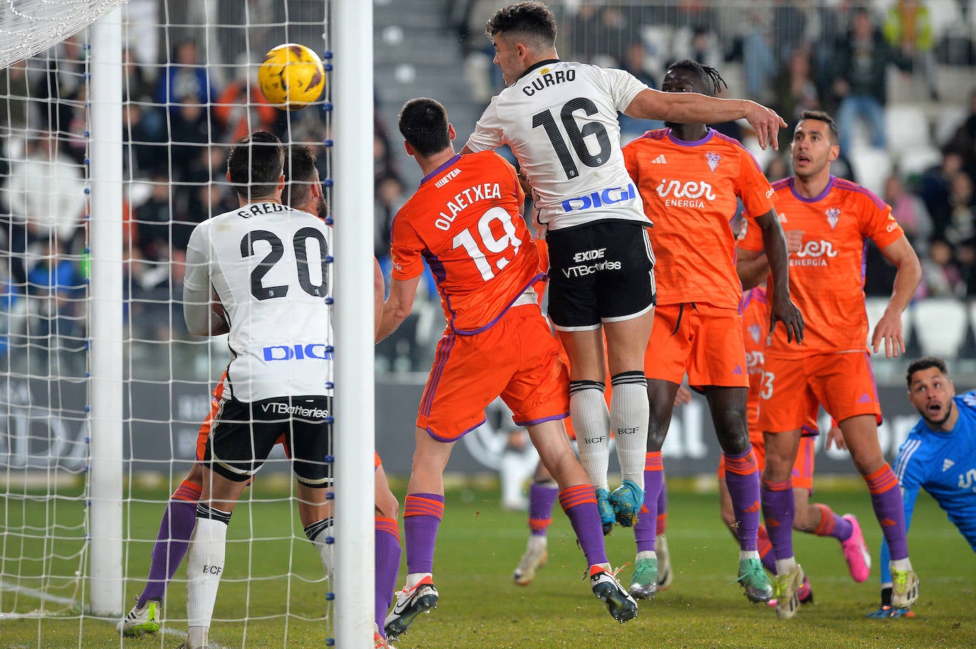 El partido Burgos CF-Albacete, en imágenes