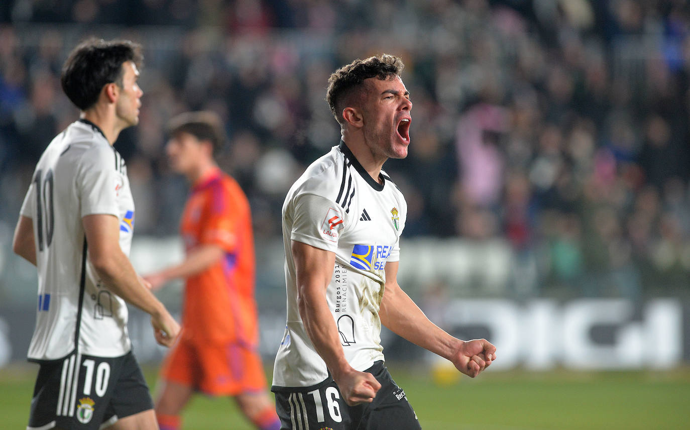 El partido Burgos CF-Albacete, en imágenes