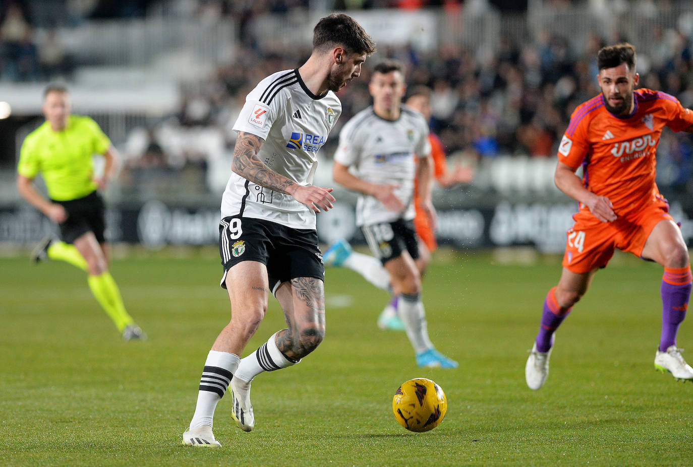 El partido Burgos CF-Albacete, en imágenes