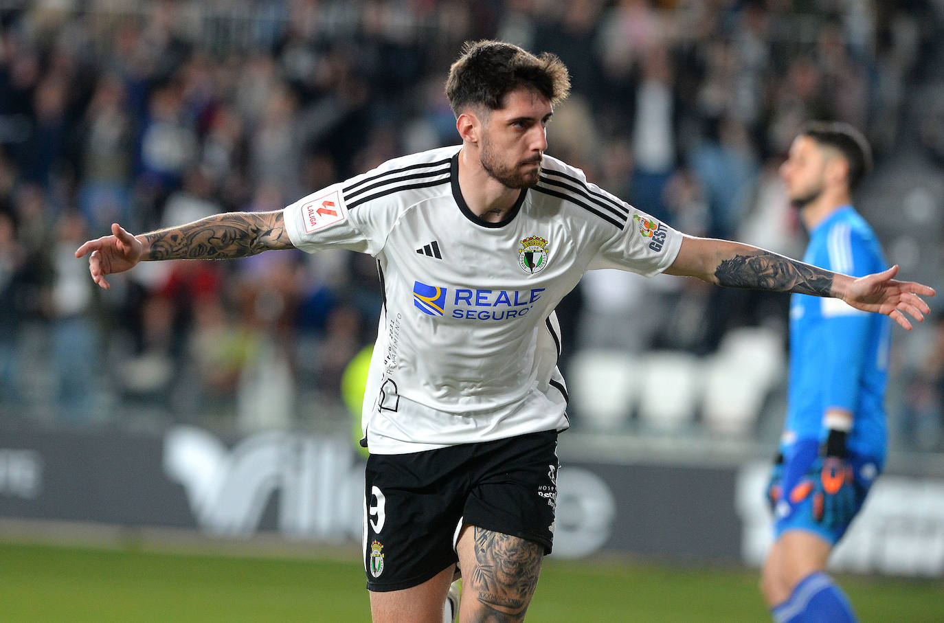 El partido Burgos CF-Albacete, en imágenes