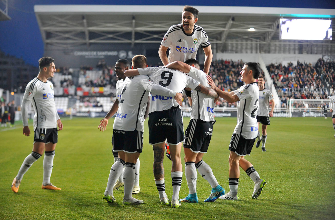 El partido Burgos CF-Albacete, en imágenes