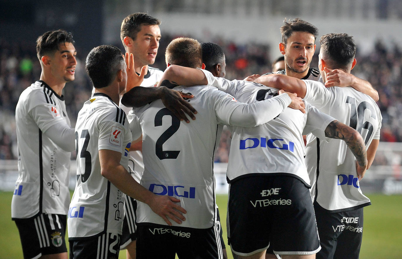 El partido Burgos CF-Albacete, en imágenes
