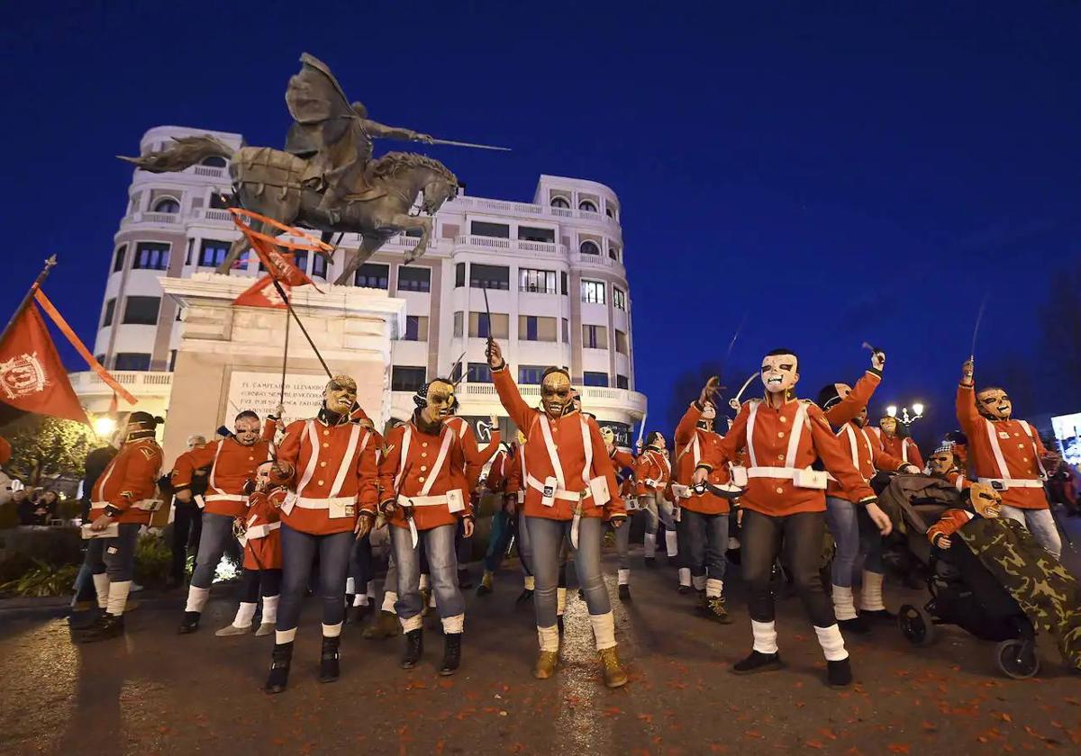 Desfile de Carnaval del pasado año en Burgos