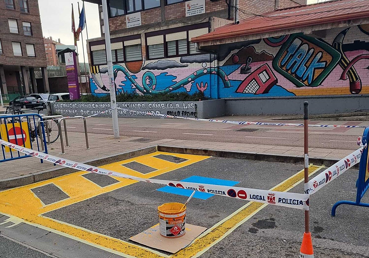 Nueva plaza de aparcamiento en el IES Fray Pedro de Urbina