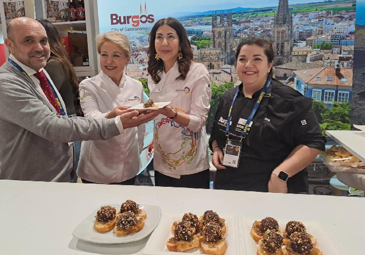 Representación gastronómica de la ciudad de Burgos en Madrid Fusión.