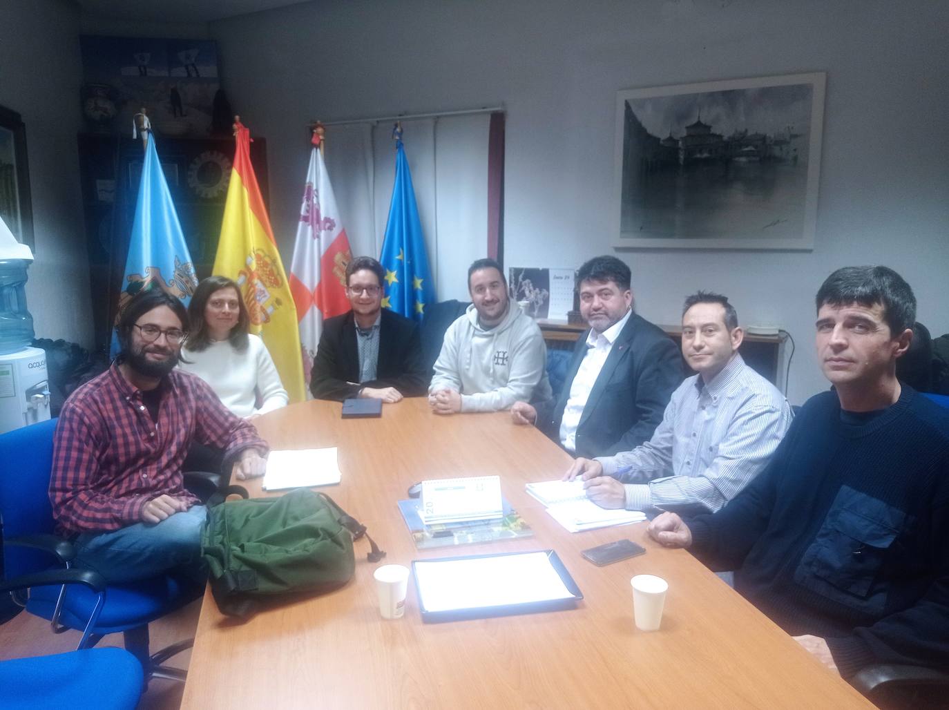 Reunión del equipo de Gobierno de Aranda de Duero.