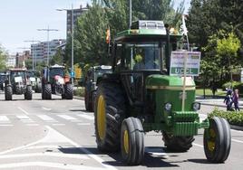 Imagen de archivo de una tractorada.