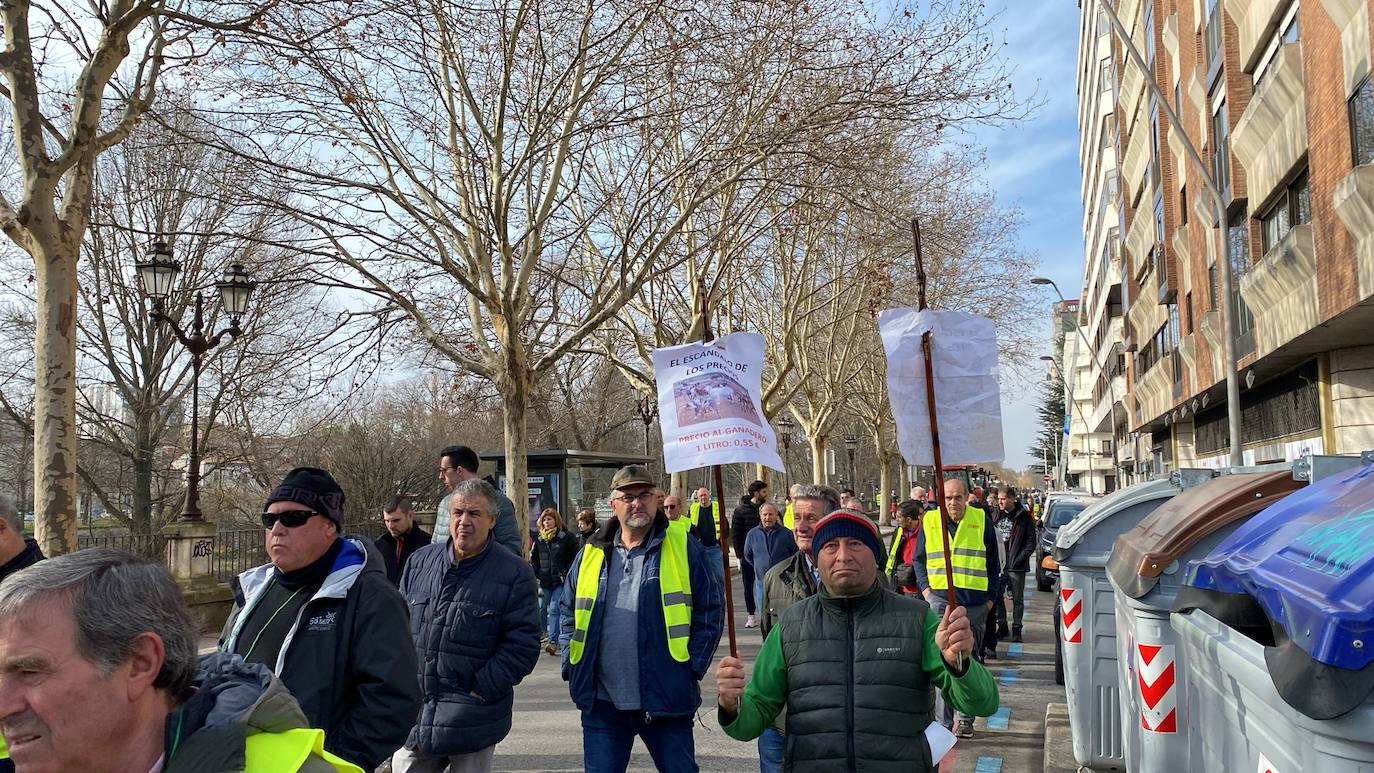 La tractorada en Burgos capital, en imágenes